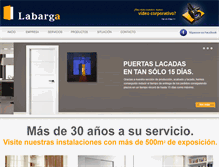 Tablet Screenshot of labarga.com